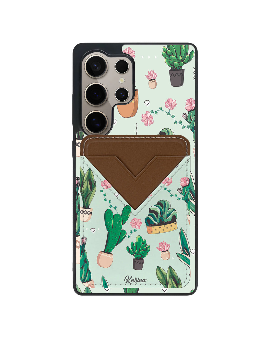 Android Avant Wallet Case - Cactus 3.0