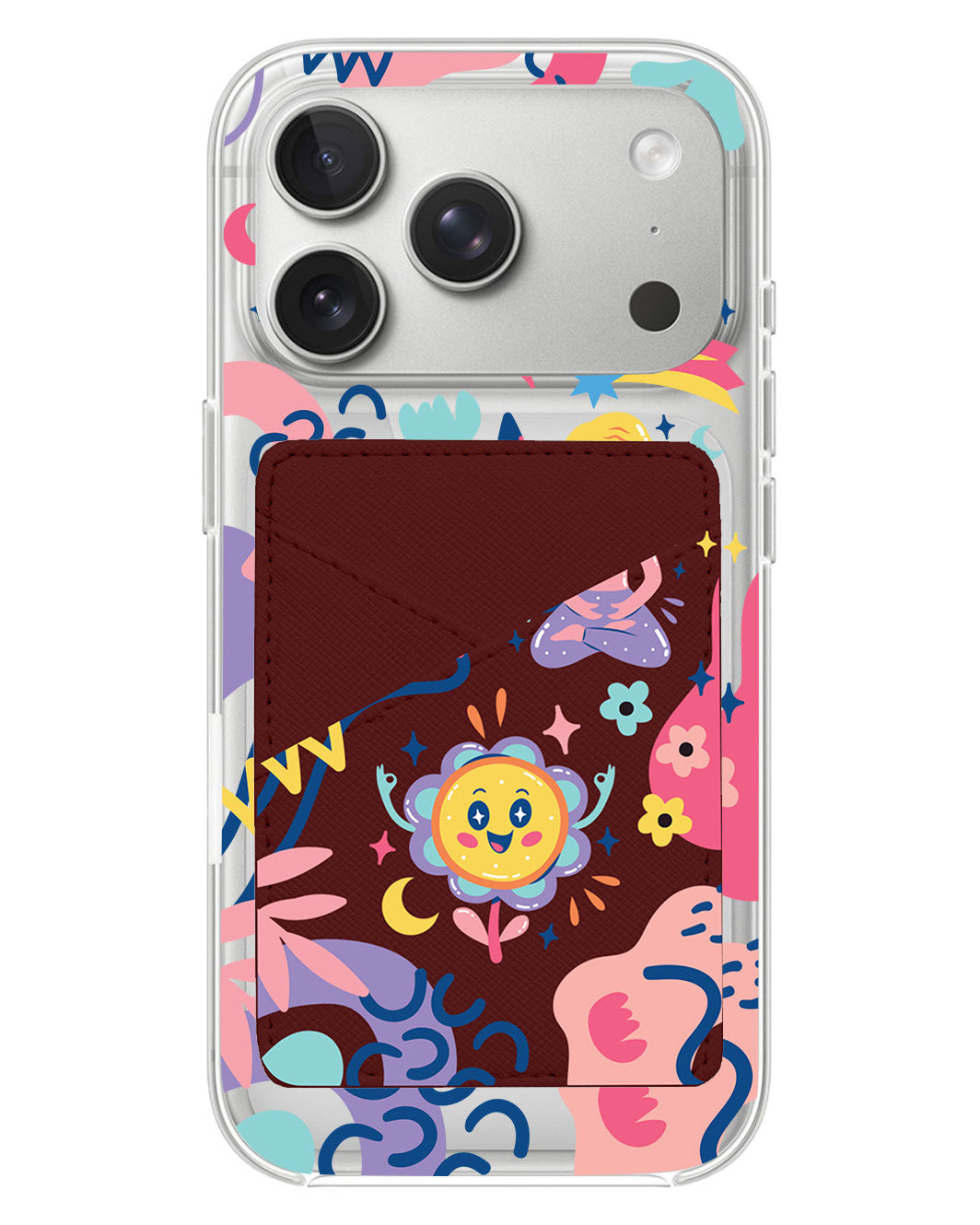 iPhone Phone Wallet Case - Heather