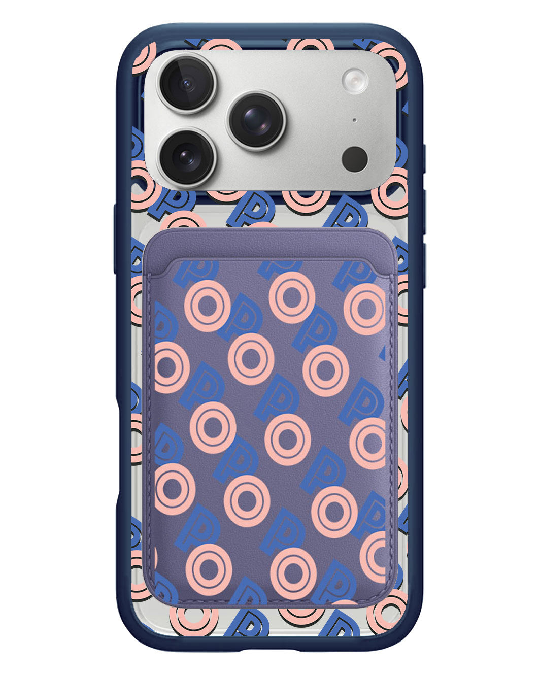 iPhone Magnetic Wallet Case - Initial Monogram 1.0