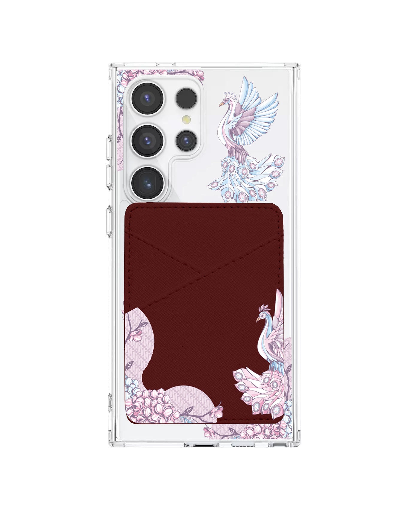 Android Phone Wallet Case - Peacock 1.0