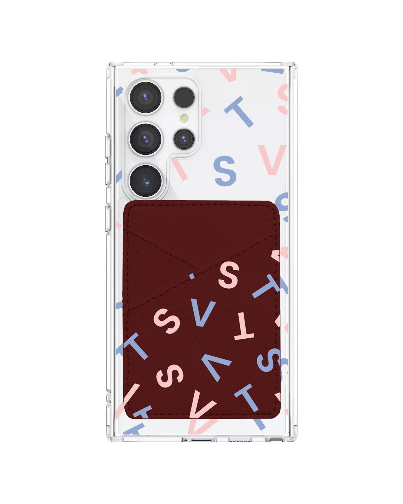 Android Phone Wallet Case - Seventeen Monogram