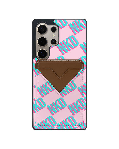 Android Avant Wallet Case - Custom Monogram 3.0 Diagonal Initial 4.0