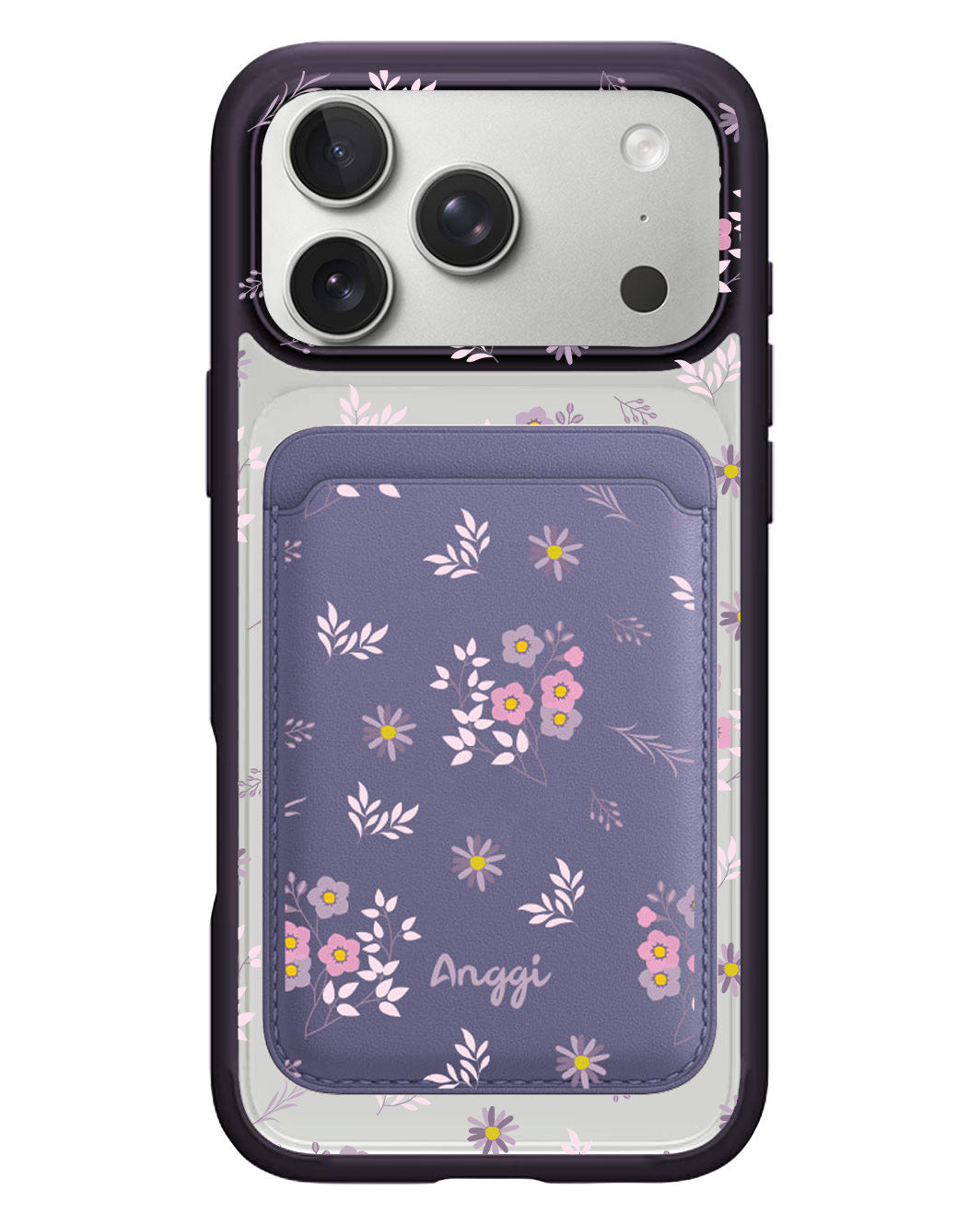 iPhone Magnetic Wallet Case - Cherry Blossom