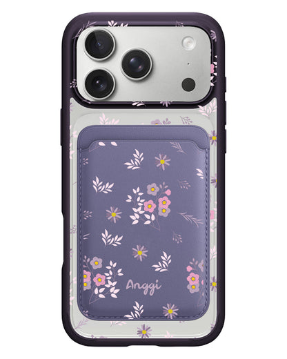 iPhone Magnetic Wallet Case - Cherry Blossom