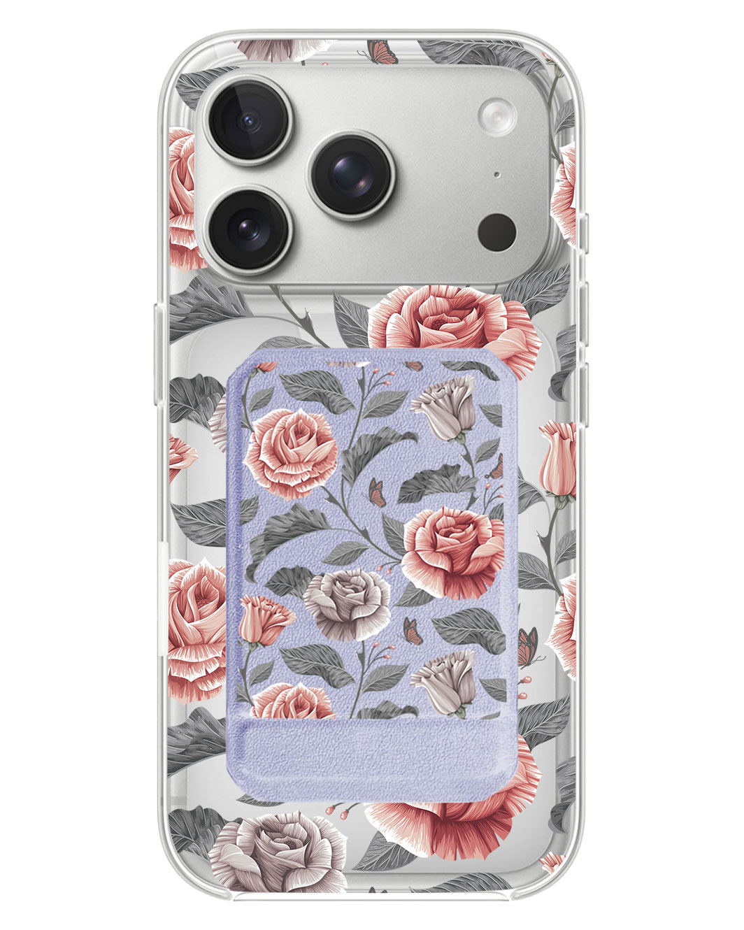 iPhone Magnetic Multifold Wallet - Rosie