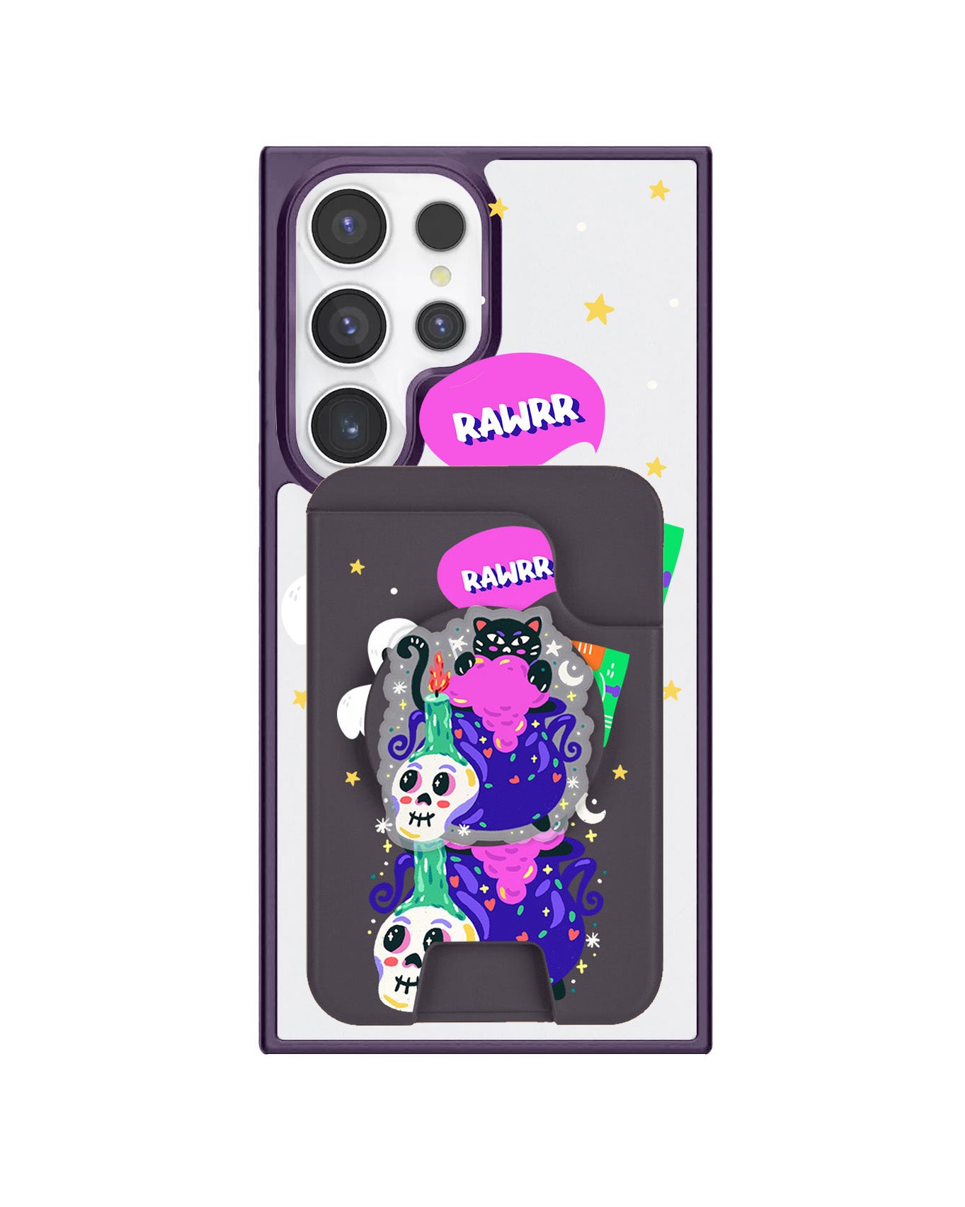 Android Magpop Wallet - Cat Monster