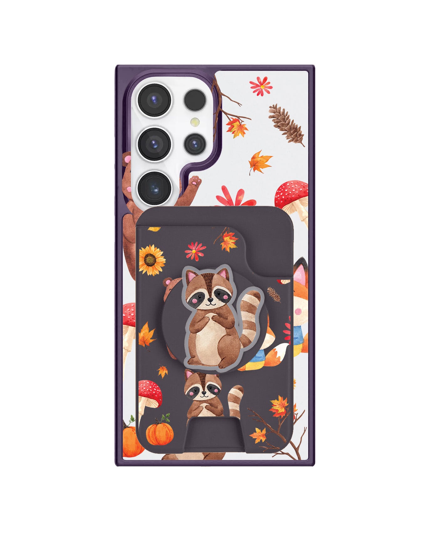 Android Magpop Wallet - Autumn Animals