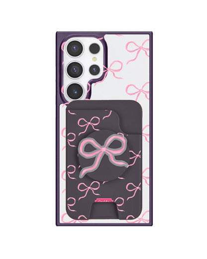 Android Magpop Wallet - Coquette Pink Bow