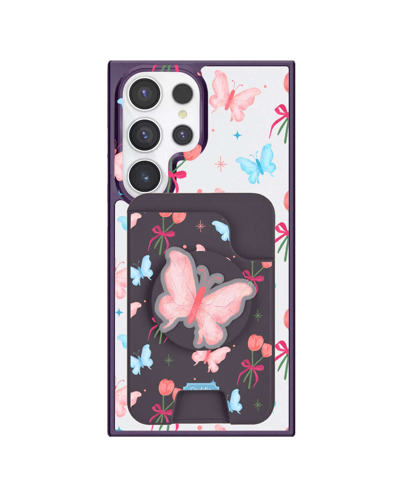 Android Magpop Wallet - Coquette Butterfly
