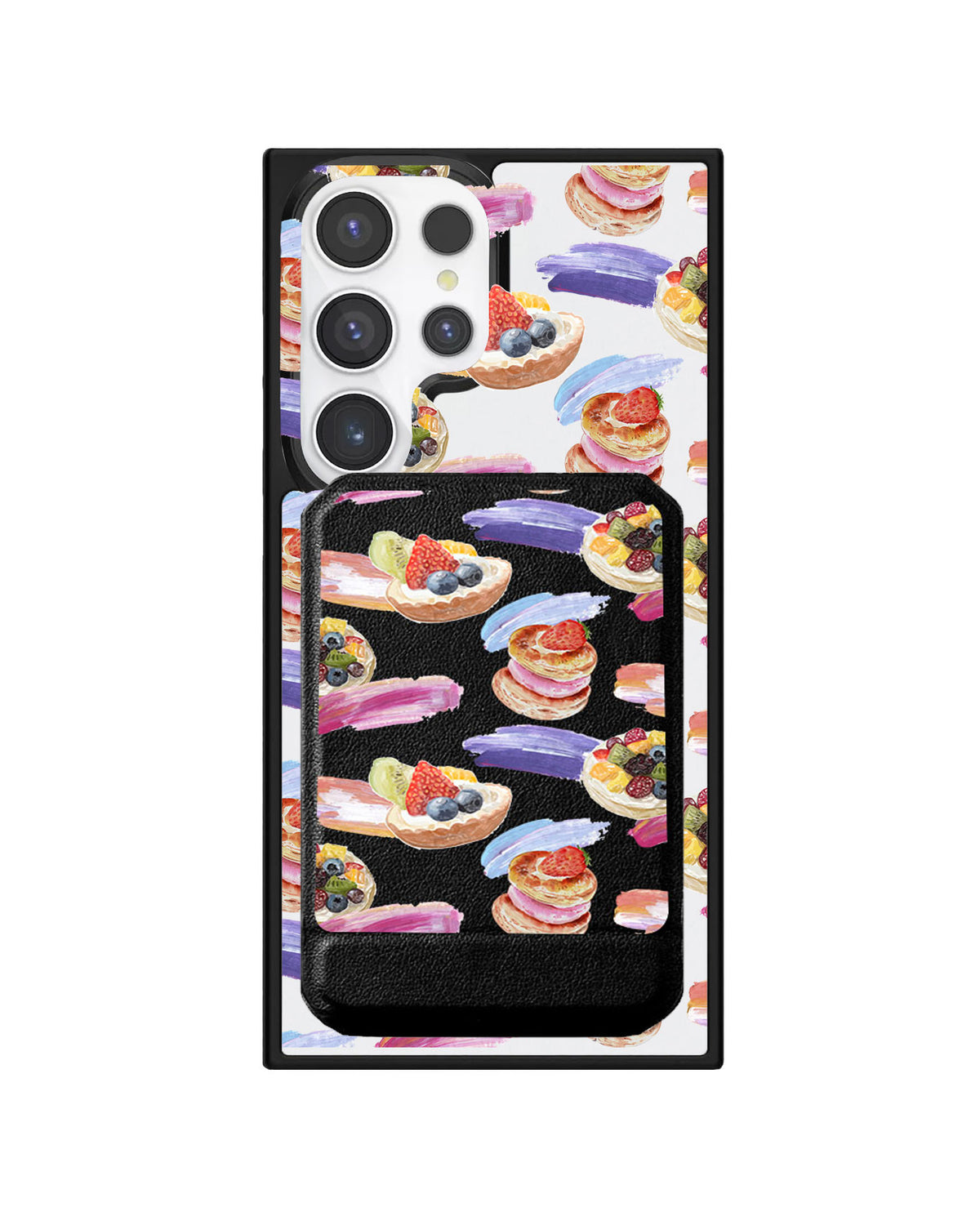 Android Magnetic Multifold Wallet - Fruit Pie