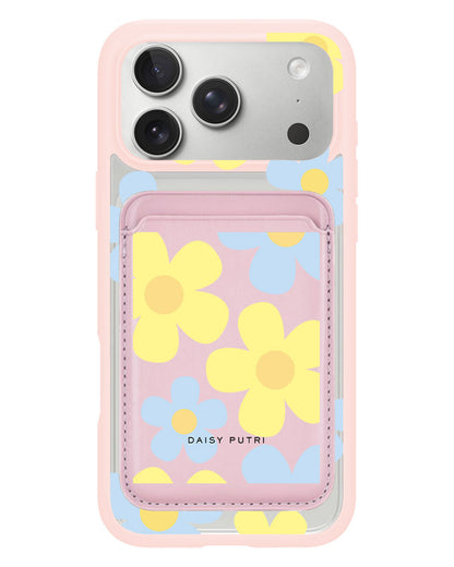 iPhone Magnetic Wallet Case - Daisy Skies