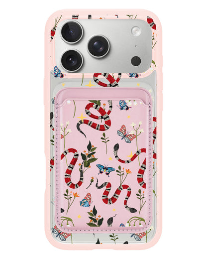iPhone Magnetic Wallet Case - Serpente