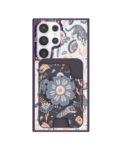 Android Magpop Wallet - Tiger & Floral 5.0