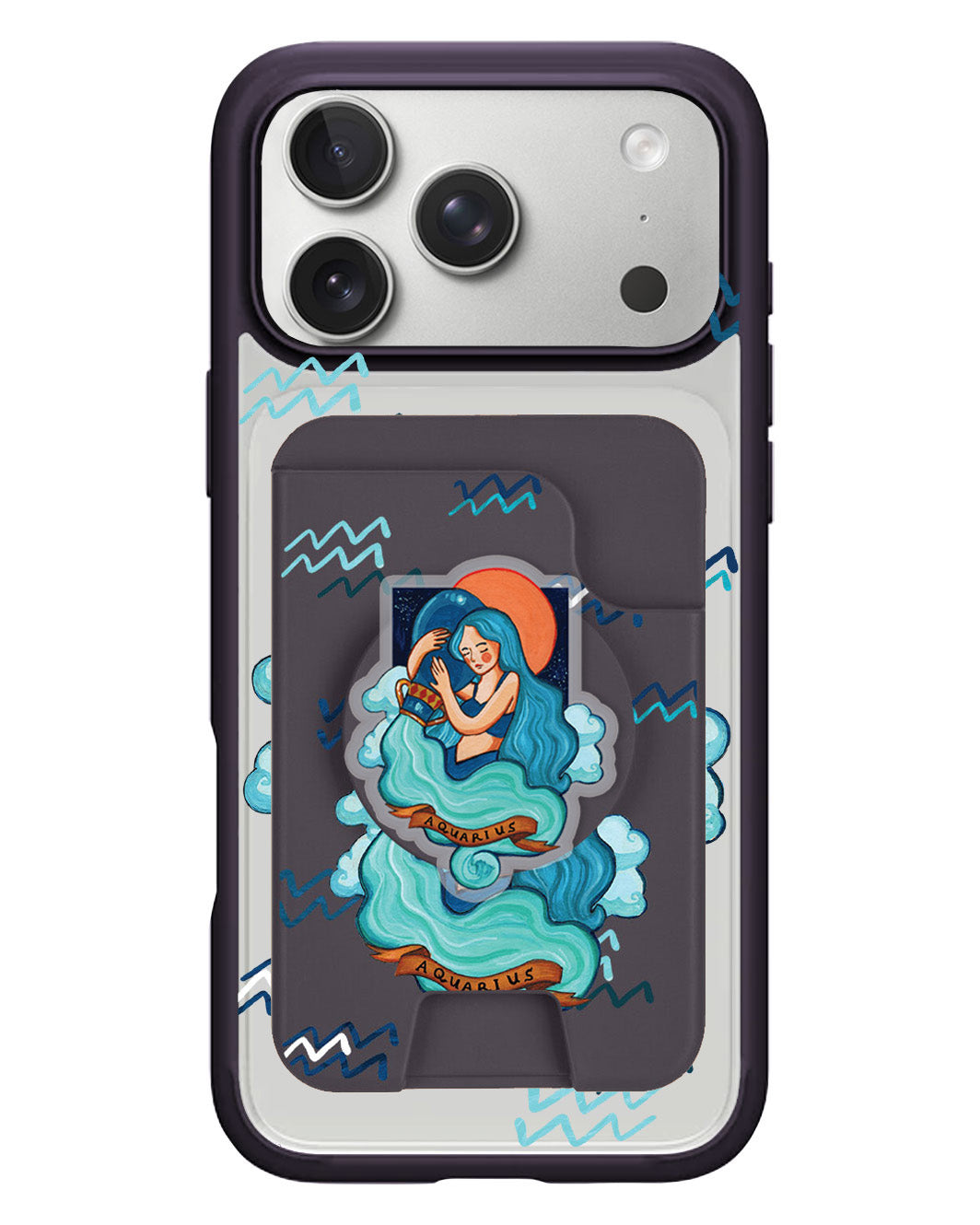 iPhone Magpop Wallet - Aquarius