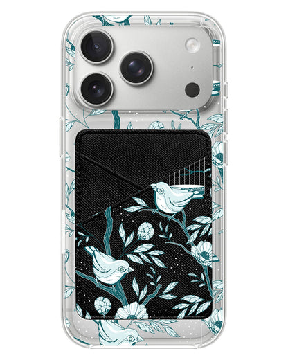 iPhone Phone Wallet Case - Lovebird Monochrome 6.0