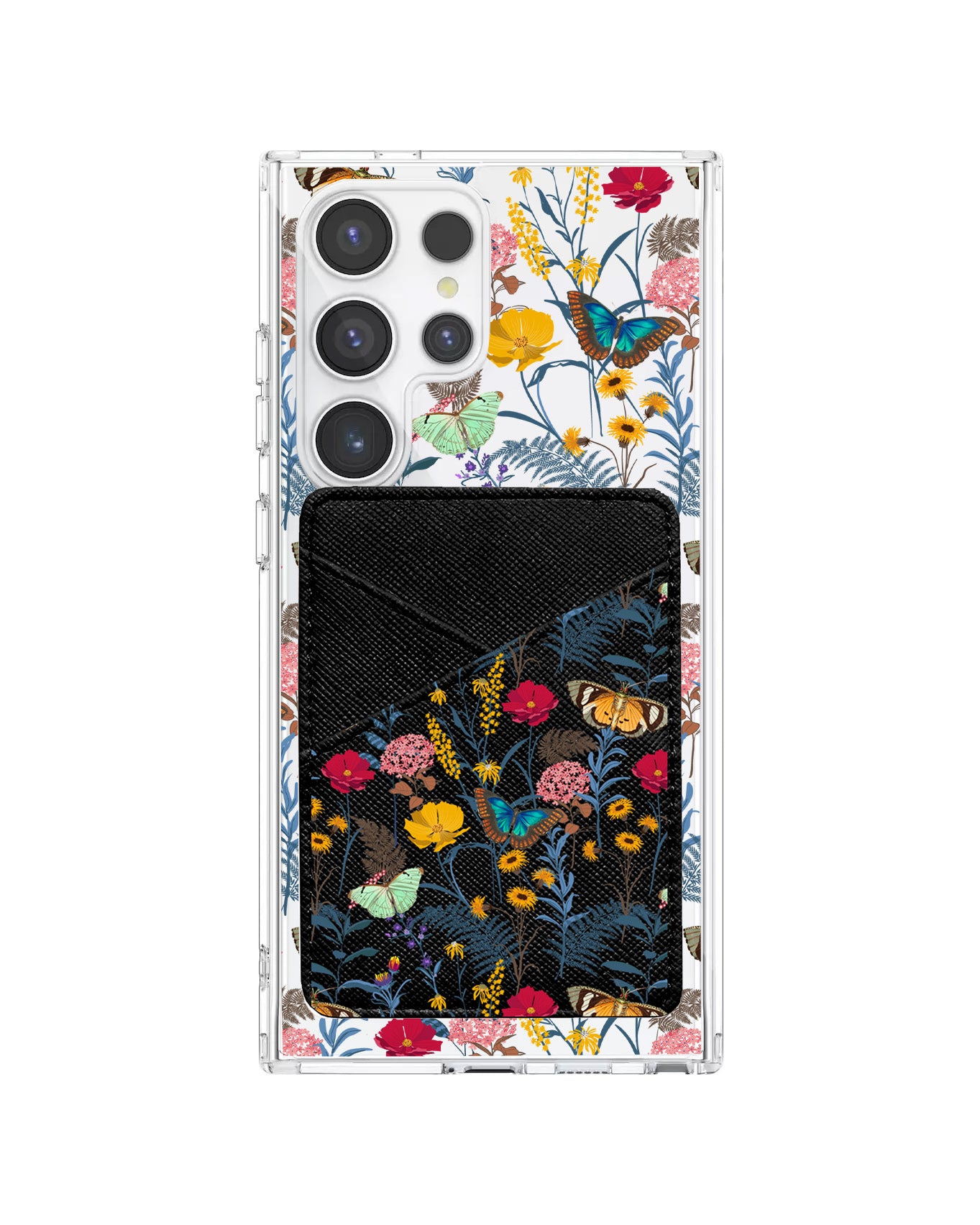 Android Phone Wallet Case - Flora Magnolia