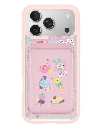 iPhone Magnetic Wallet Case - Sweet Cafe