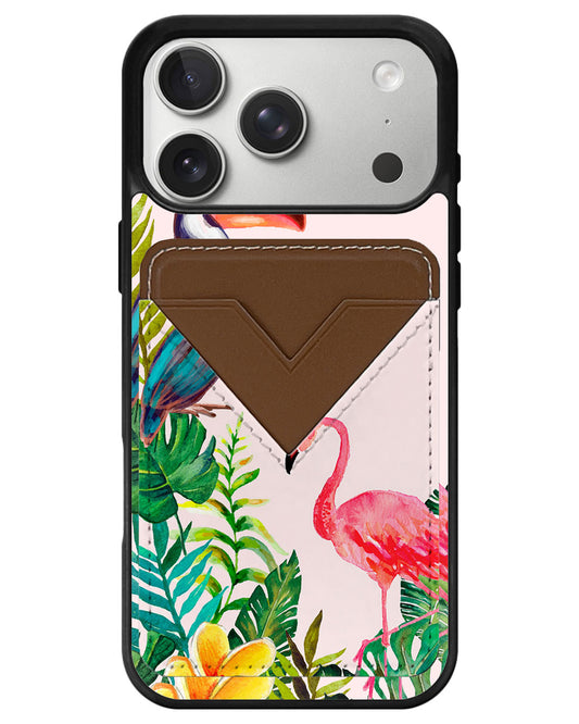 iPhone Avant Wallet Case - Tropical