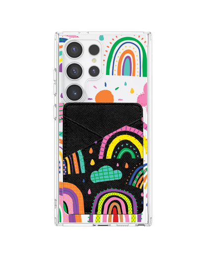 Android Phone Wallet Case - Rainbow