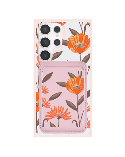 Android Magnetic Wallet Case - November Marigold