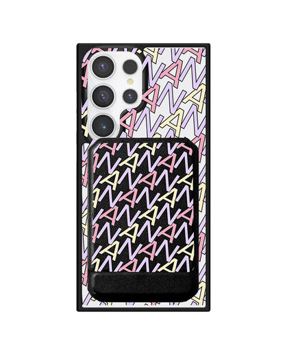 Android Magnetic Multifold Wallet - Initial Monogram 5.0