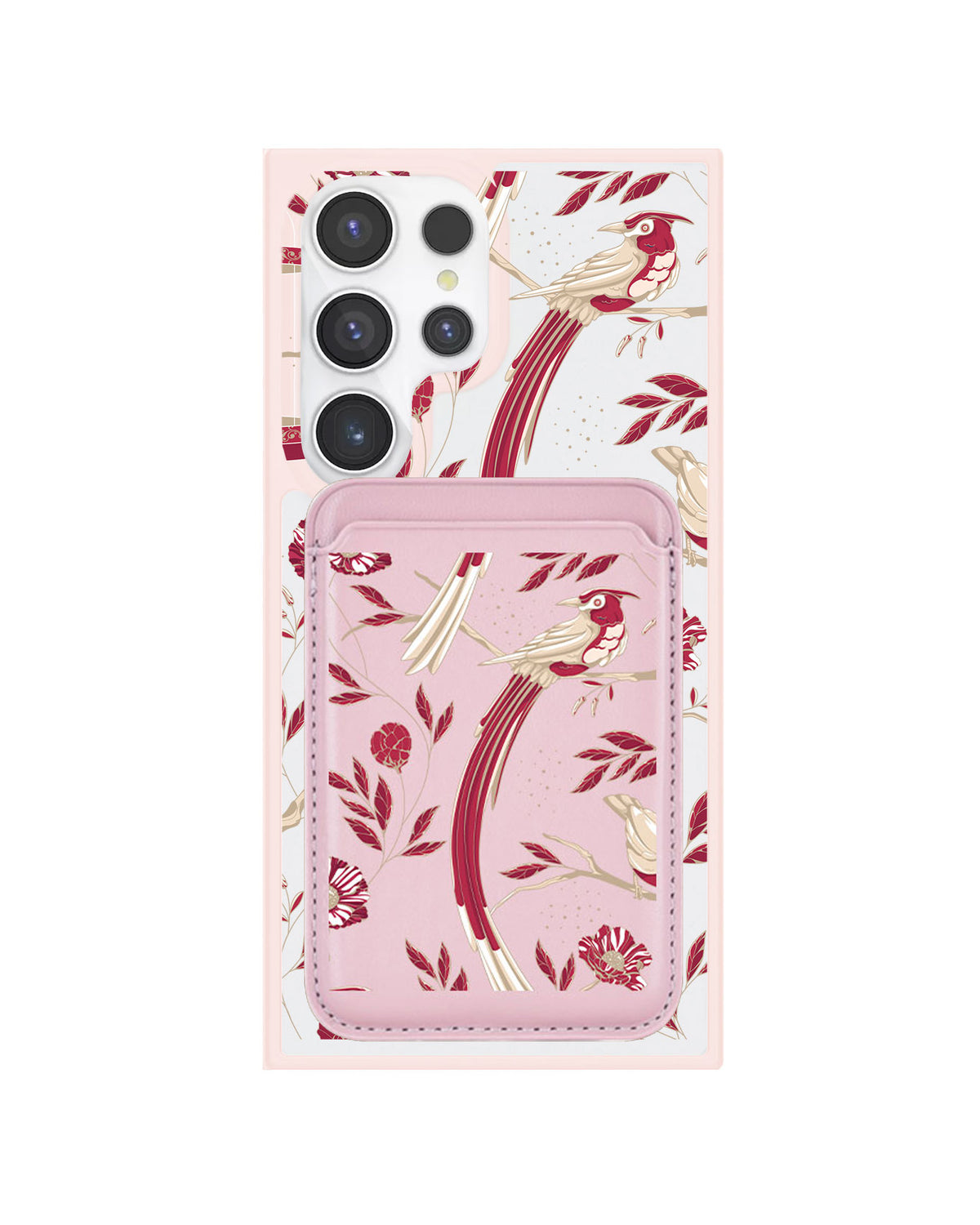 Android Magnetic Wallet Case - Lovebird 8.0