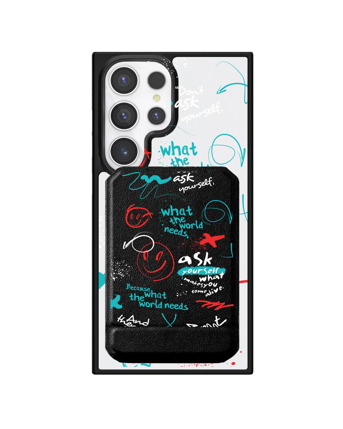 Android Magnetic Multifold Wallet - Graffiti 2.0