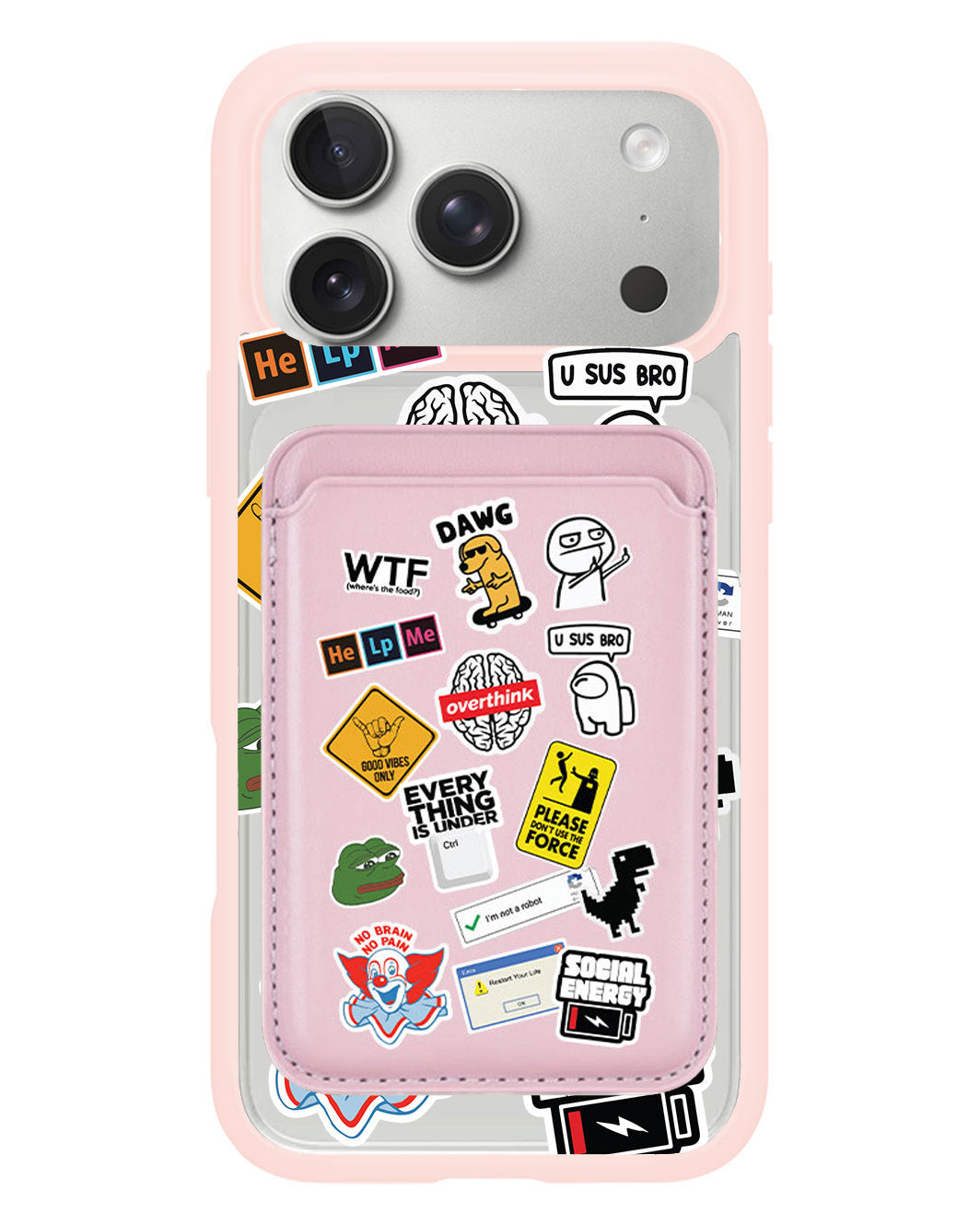 iPhone Magnetic Wallet Case - Brand Parody 2.0