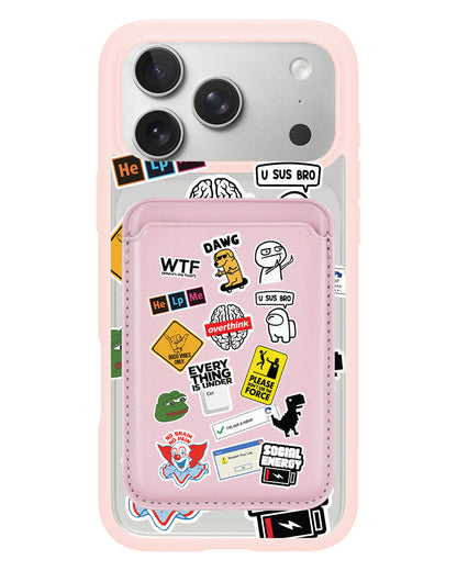 iPhone Magnetic Wallet Case - Brand Parody 2.0