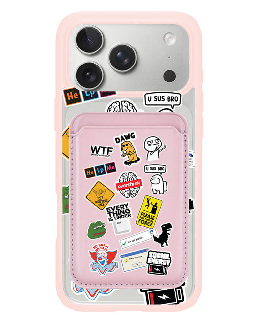 iPhone Magnetic Wallet Case - Brand Parody 2.0