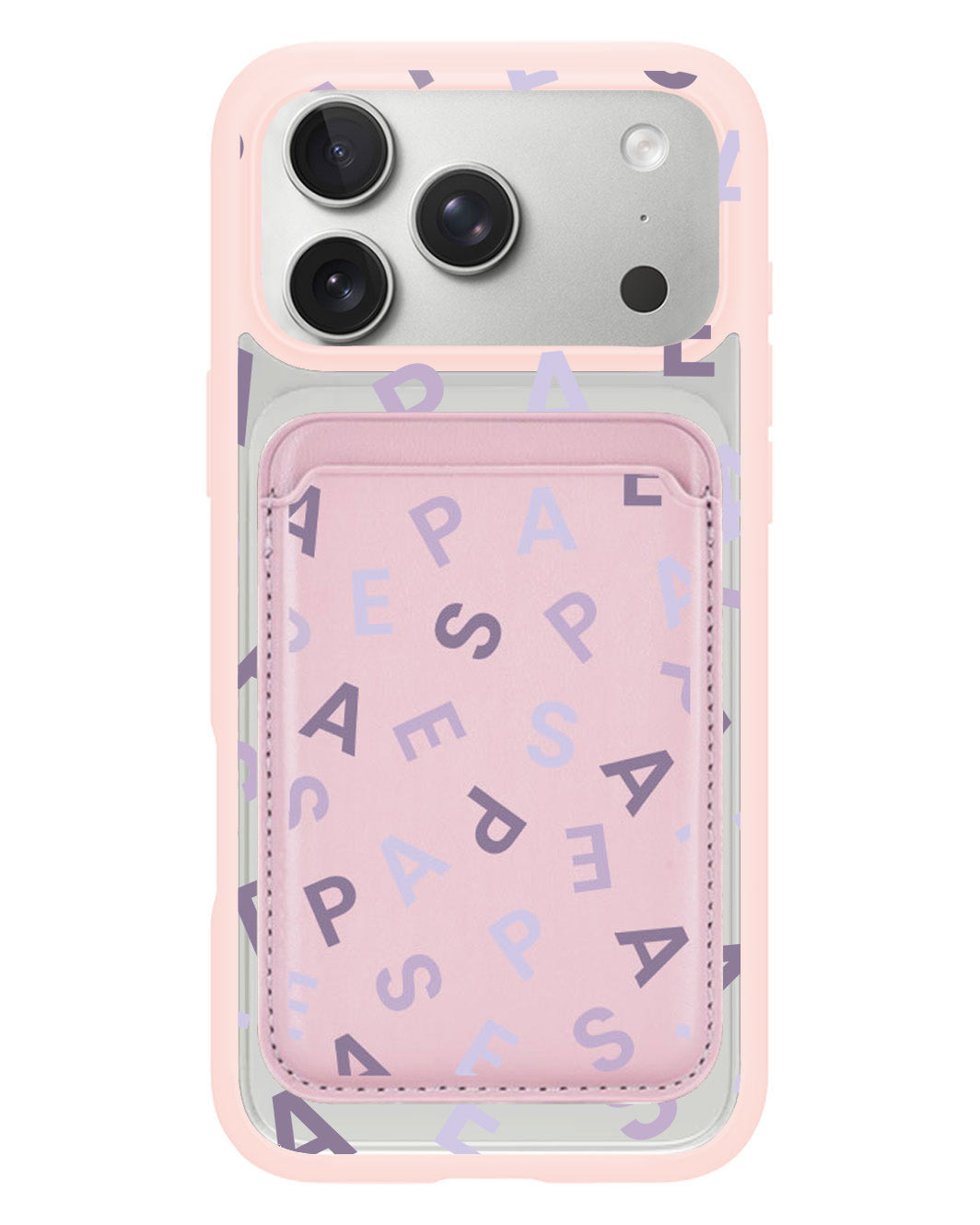 iPhone Magnetic Wallet Case - Aespa Monogram