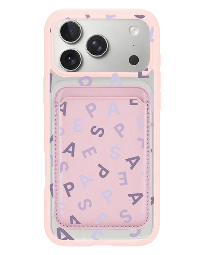 iPhone Magnetic Wallet Case - Aespa Monogram