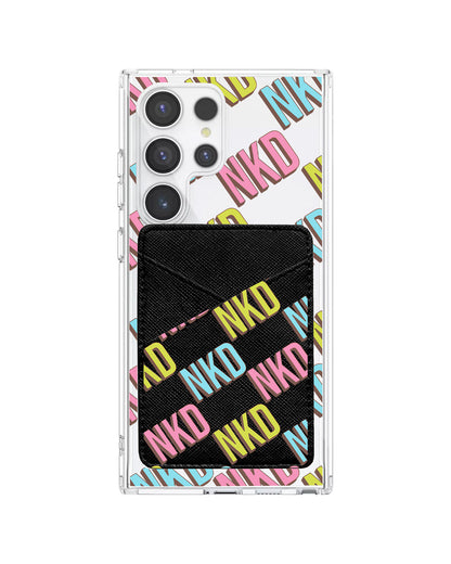 Android Phone Wallet Case - Diagonal Initial Monogram 3.0