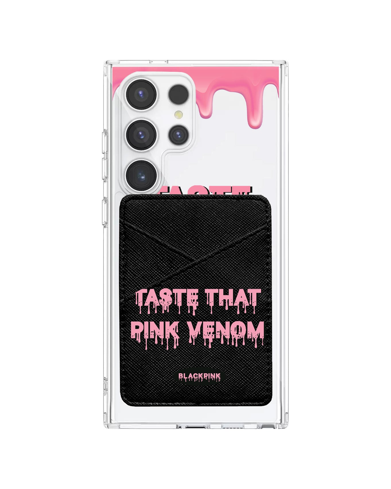 Android Phone Wallet Case - Pink Venom