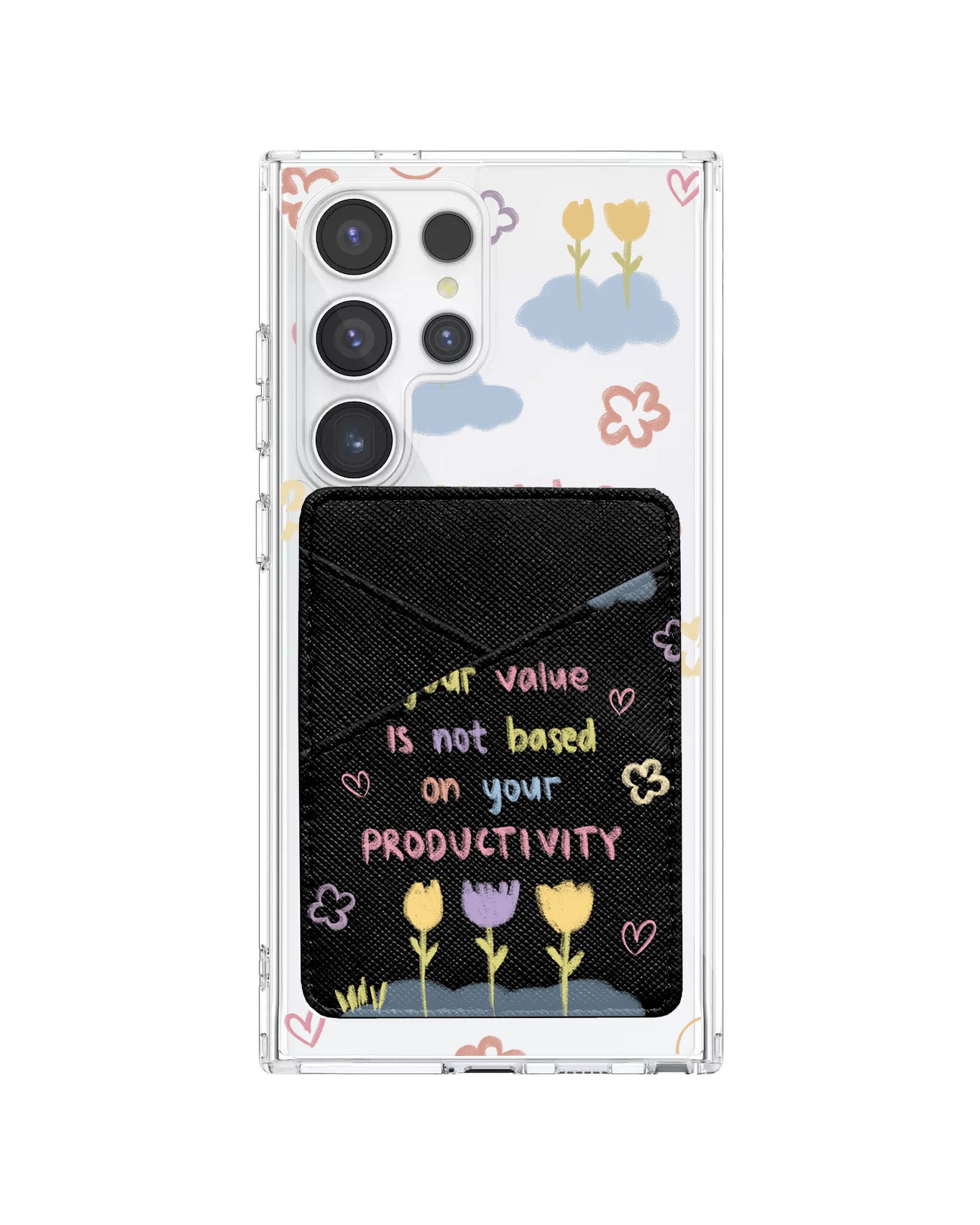 Android Phone Wallet Case - Positive Energy