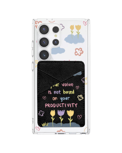 Android Phone Wallet Case - Positive Energy