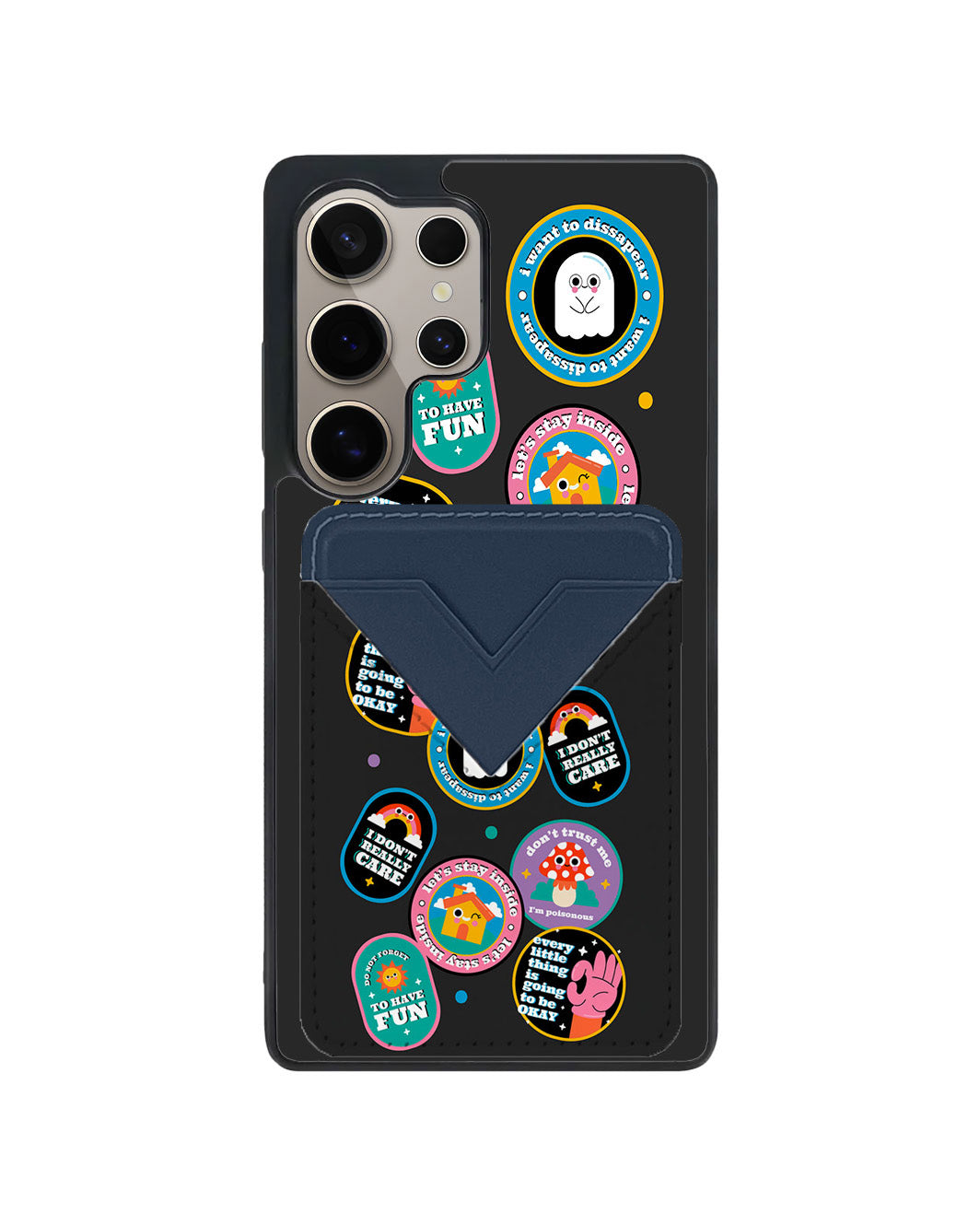 Android Avant Wallet Case - Monster Sticker Pack