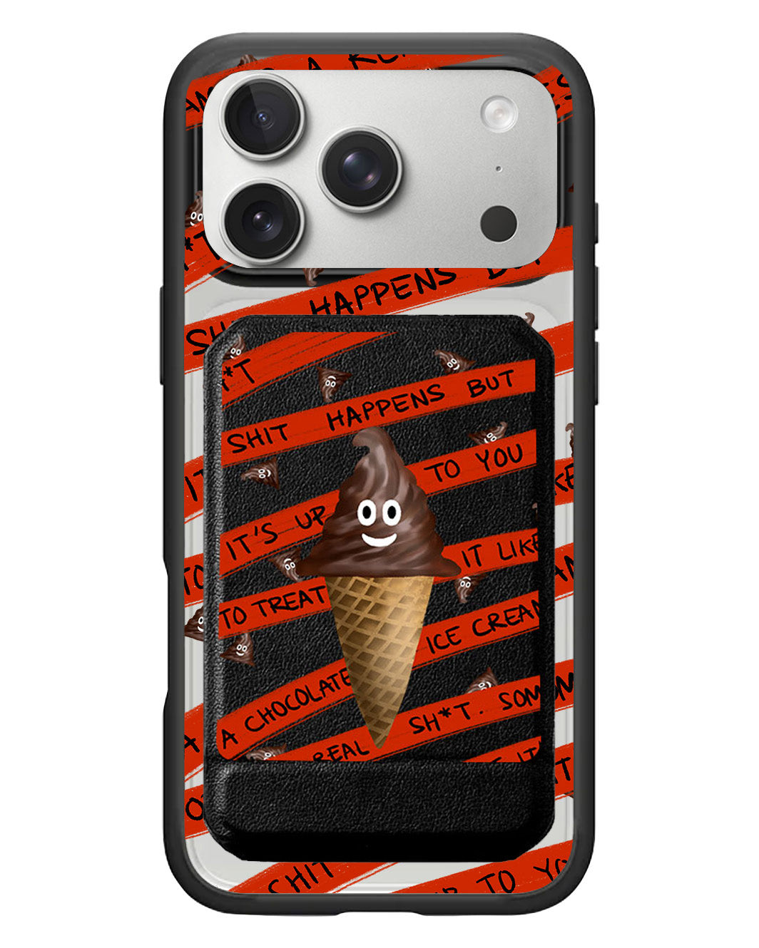 iPhone Magnetic Multifold Wallet - Oh..Shit Happens