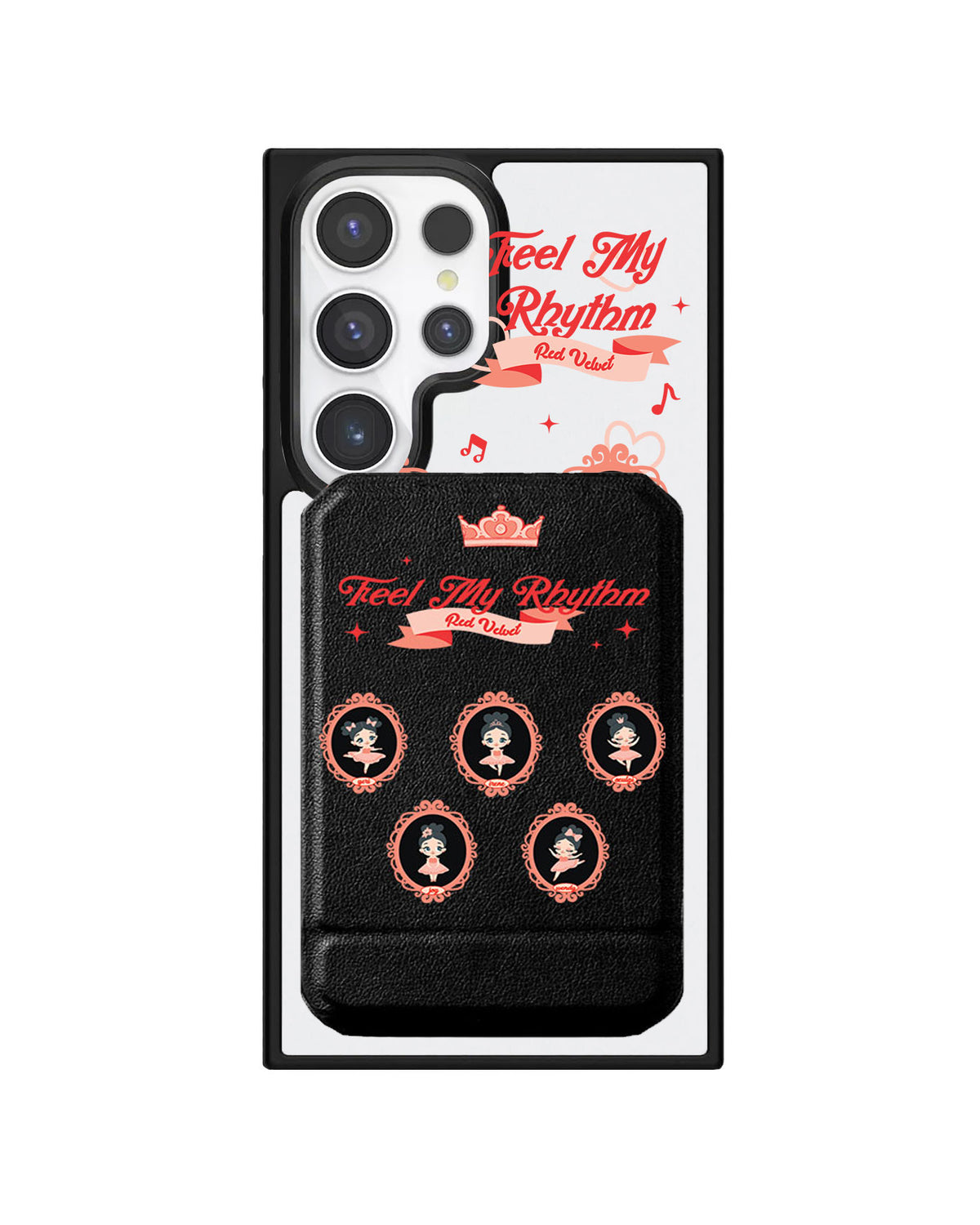Android Magnetic Multifold Wallet - Red Velvet Feel My Rhythm