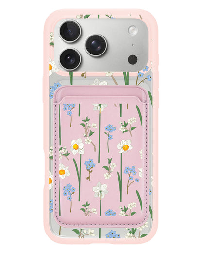 iPhone Magnetic Wallet Case - December Narcissus