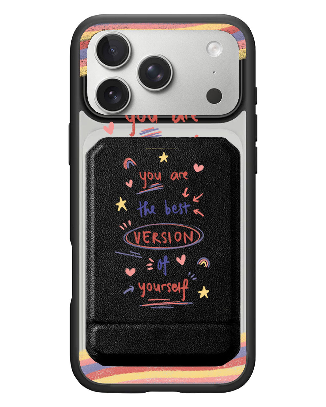 iPhone Magnetic Multifold Wallet - Love Yourself