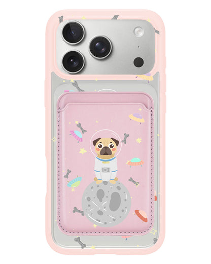 iPhone Magnetic Wallet Case - Pugstronauts