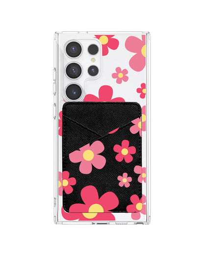 Android Phone Wallet Case - Daisy Blush