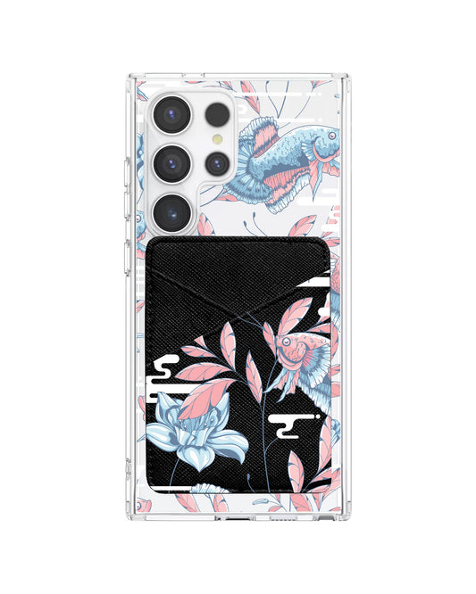 Android Phone Wallet Case - Fish & Floral 3.0