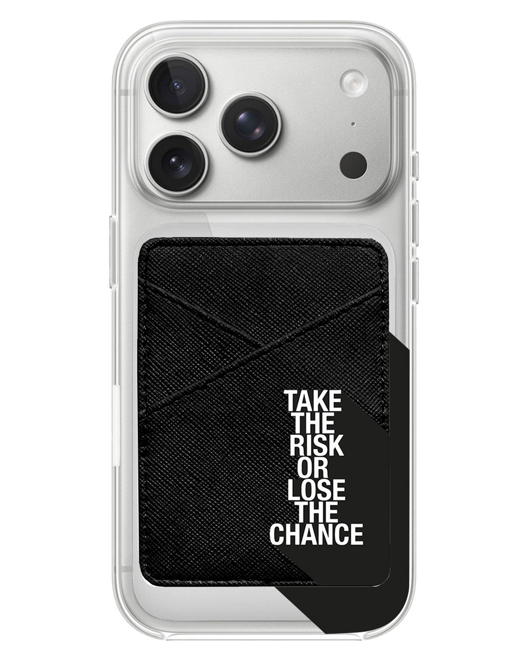 iPhone Phone Wallet Case - Take The Risk
