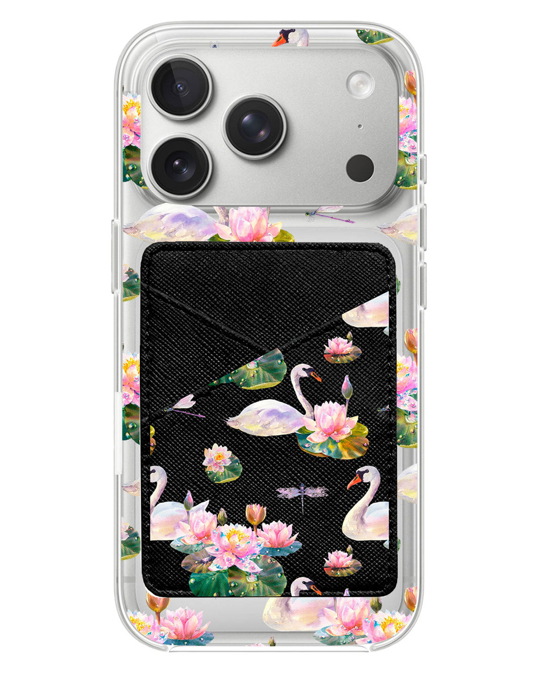 iPhone Phone Wallet Case - Swan