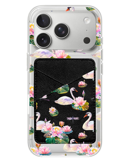iPhone Phone Wallet Case - Swan