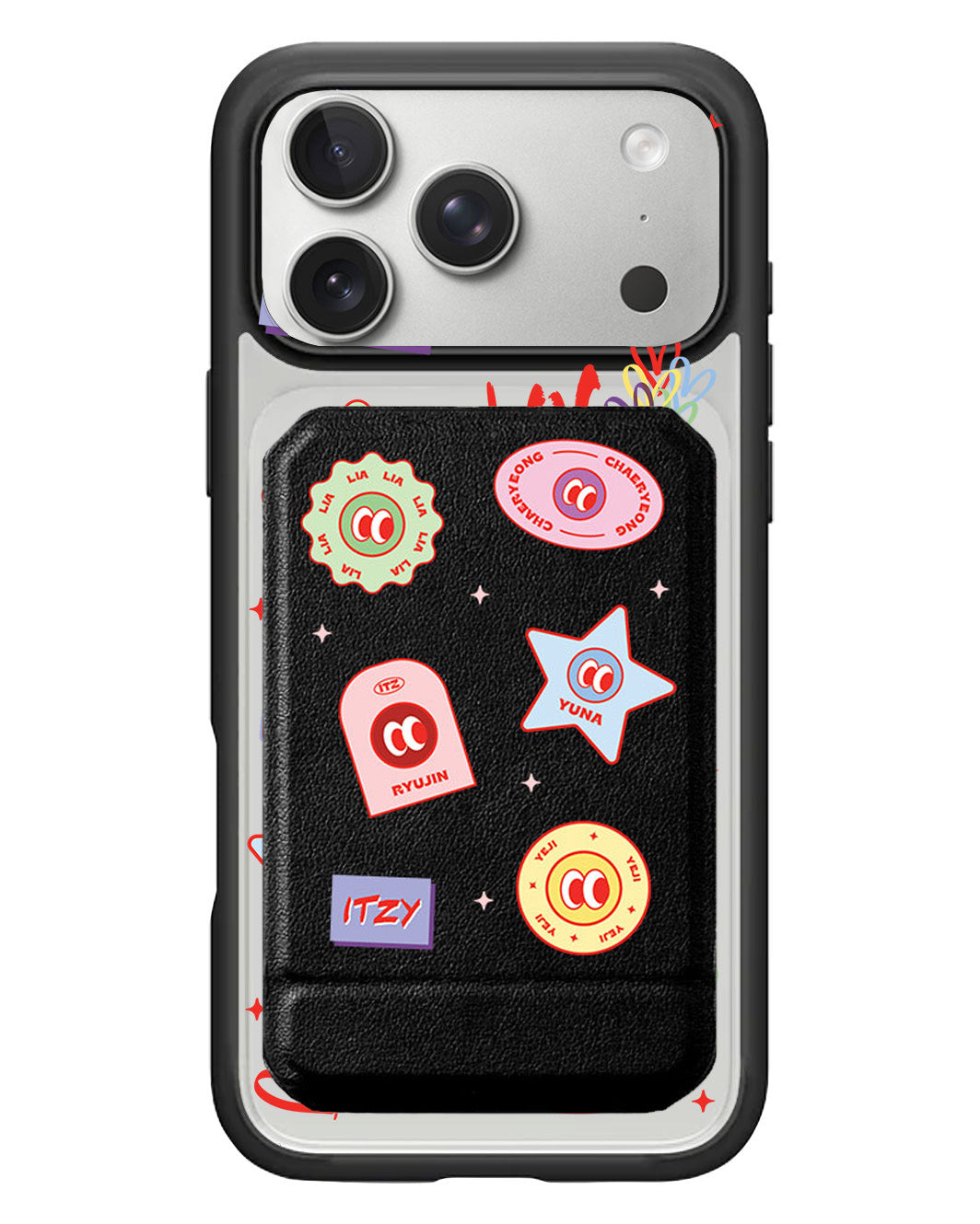 iPhone Magnetic Multifold Wallet - Itzy Sticker Pack