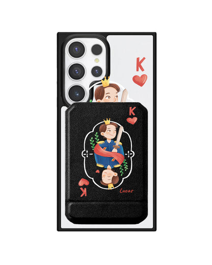 Android Magnetic Multifold Wallet - King