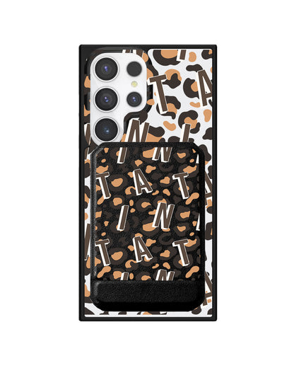 Android Magnetic Multifold Wallet - Leopard Monogram 2.0